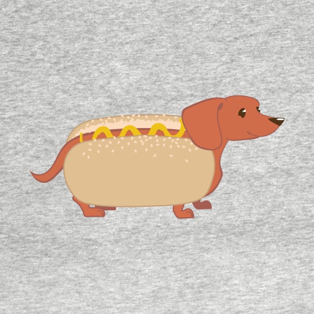 Hotdog Dog by cartoonowl